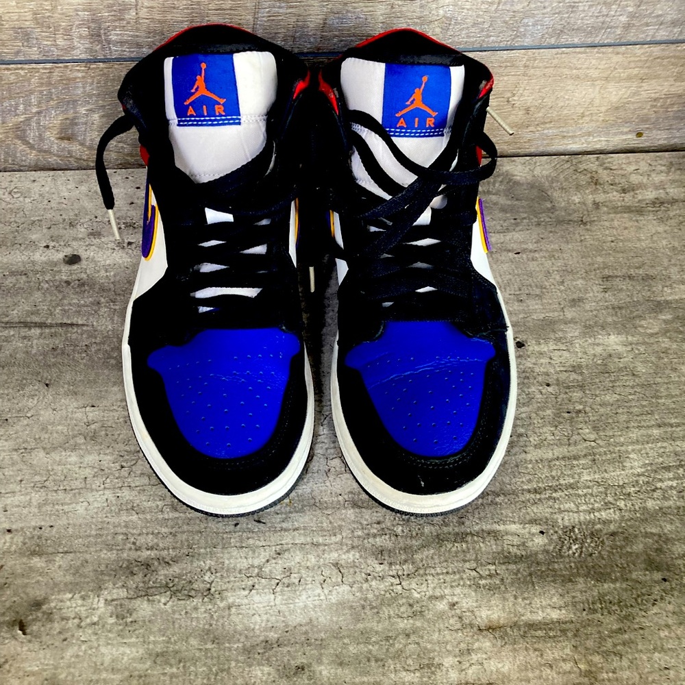 Air Jordan 1 mid GS lakers top 3  size 8.5